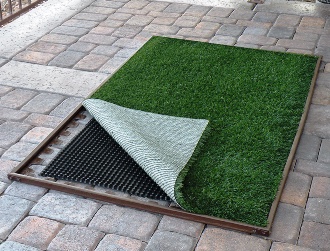 patio grass for dogs